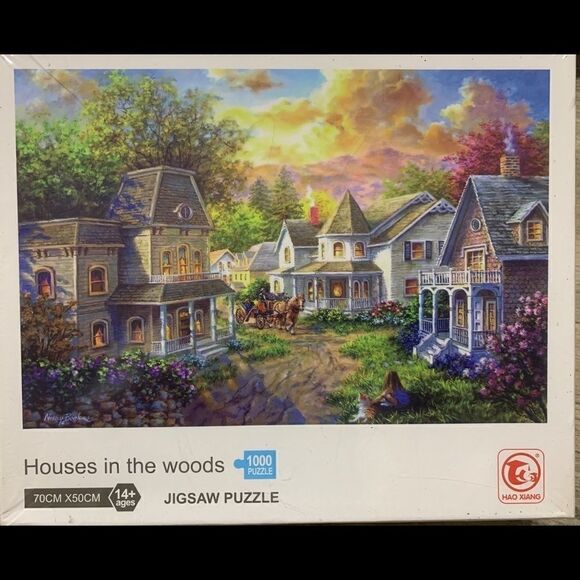 2 puzzle bundle. Country houses and Venice canals - Picture 5 of 6